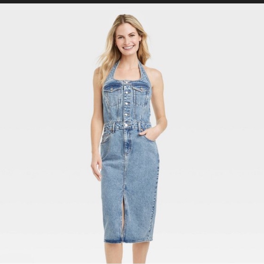 Universal Threads Denim Midi Dress